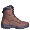 Dan Post Boot Co 'Dan Post' Men's 8" WP Met Guard Steel Toe - Brown