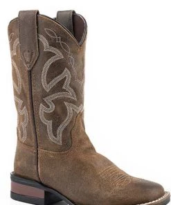 'Roper' Kids' Monterey Square Toe - Tan