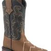 'Roper' Toddlers' Monterey Angles Western Square Toe - Brown / Black