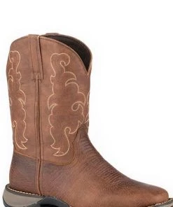 KARMAN ROPER 'Roper' Men's 11" Wilder II Western Square Toe Roper - Cognac