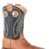 KARMAN ROPER 'Roper' Men's 11" Conceal Carry Western Square Toe - Tan / Blue 2 KARMAN ROPER 'Roper' Men's 11" Conceal Carry Western Square Toe - Tan / Blue