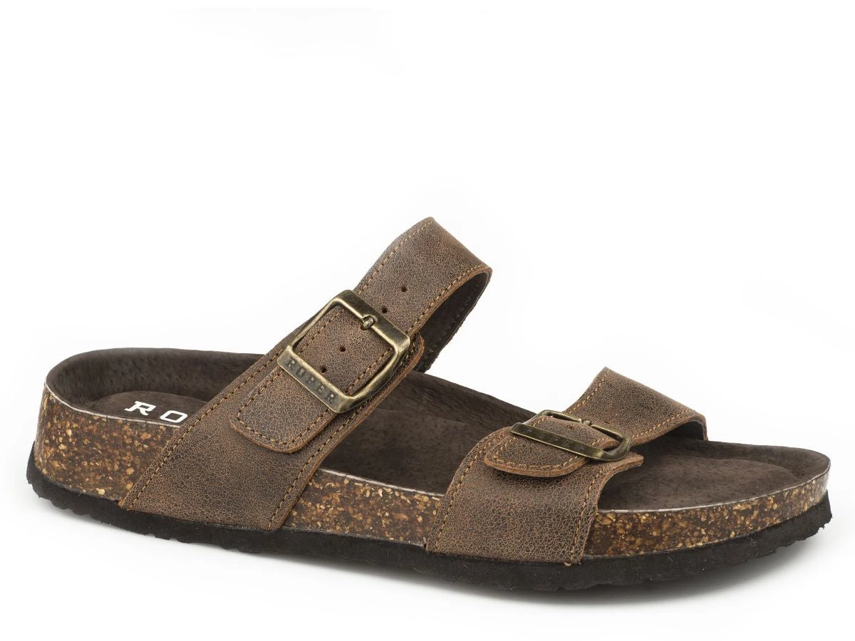 'Roper' Women's Jezebel Two Strap Sandal - Brown 3 'Roper' Women's Jezebel Two Strap Sandal - Brown