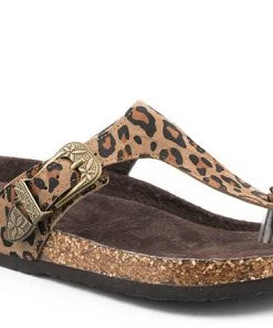 'Roper' Women's Helena Sandal - Leopard