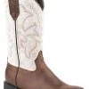 'Roper' Women's Monterey Square Toe - Tan / White