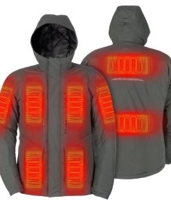 'Fieldsheer' Men's Heated Pinnacle Parka Jacket - Thyme