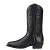 'Ariat' Men's 13" Heritage Western Round Toe - Black