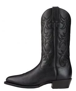 'Ariat' Men's 13" Heritage Western Round Toe - Black