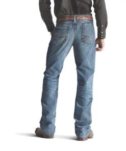 'Ariat' Men's M4 Low Rise Scoundrel Boot Cut - Scoundrel Indigo