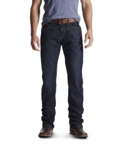 'Ariat' Men's Rebar M4 Low Rise Boot Cut - Indigo