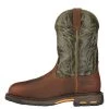 'Ariat' Men's 11" Workhog MetGuard EH Comp Toe - Brown / Marbled Green 2 'Ariat' Men's 11" Workhog MetGuard EH Comp Toe - Brown / Marbled Green