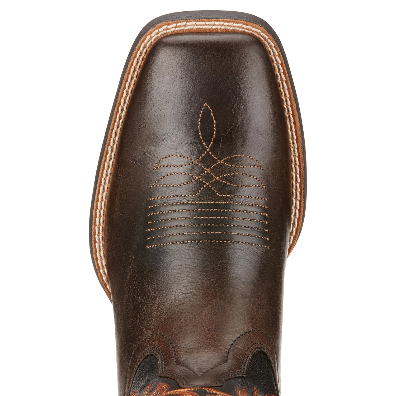 'Ariat' Men's Sport Rider Square Toe - Chocolate Brown / Black 6 'Ariat' Men's Sport Rider Square Toe - Chocolate Brown / Black