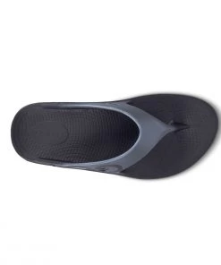 Shoes & Boots 'OOFOS' Men's OOriginal Sport Thong - Black / Graphite