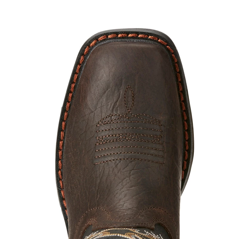 'Ariat' Youth Workhog Square Toe - Brown 5 'Ariat' Youth Workhog Square Toe - Brown
