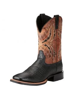 'Ariat' Men's 11" Arena Rebound Square Toe - Black / Tan 11 'Ariat' Men's 11