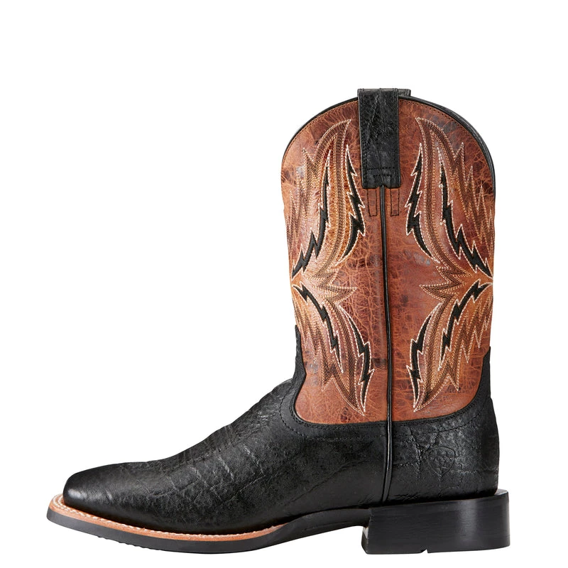 'Ariat' Men's 11" Arena Rebound Square Toe - Black / Tan 3 'Ariat' Men's 11" Arena Rebound Square Toe - Black / Tan