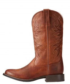 'Ariat' Men's Sport Horseman Western Round Toe - Brown