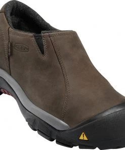 Keen Outdoor 'Keen' Men's Brixen Low 200GR WP Slip On - Slate Black / Madder Brown