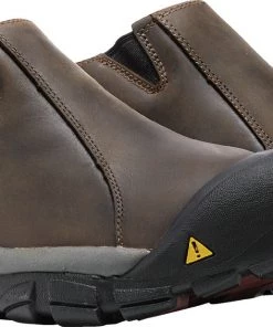 Keen Outdoor 'Keen' Men's Brixen Low 200GR WP Slip On - Slate Black / Madder Brown