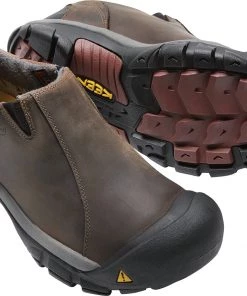 Keen Outdoor 'Keen' Men's Brixen Low 200GR WP Slip On - Slate Black / Madder Brown