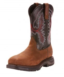 'Ariat' Workhog XT WP Carbon Toe - Oily Distressed Brown / Black Men