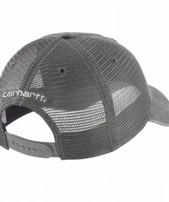 'Carhartt' Men's Adjustable Canvas Mesh-Back Cap - Gravel