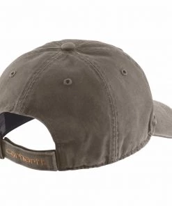 'Carhartt' Men's Adjustable Canvas Cap - Driftwood
