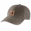 'Carhartt' Men's Adjustable Canvas Cap - Driftwood