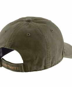 'Carhartt' Men's Adjustable Canvas Cap - Army Green