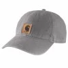 'Carhartt' Men's Adjustable Canvas Cap - Asphalt
