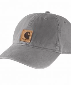 'Carhartt' Men's Adjustable Canvas Cap - Asphalt