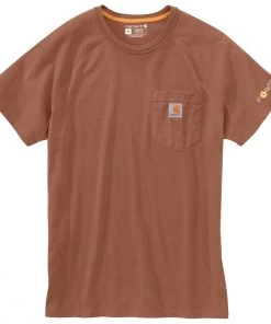 'Carhartt' Men's Midweight Force® Cotton T-Shirt - Bronze