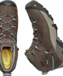 'Keen Utility' Men's Detroit Mid Steel Toe WP Hiker - Cascade Brown