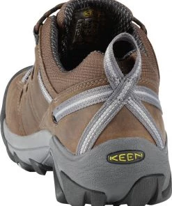 'Keen Utility' Men's Detroit Low ESD Steel Toe - Brown / Grey