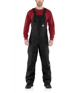 'Carhartt' Men's Shoreline WP Bibs - Black