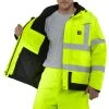'Carhartt' Men's Hi Vis Class 3 WP Sherwood Jacket - Brite Lime