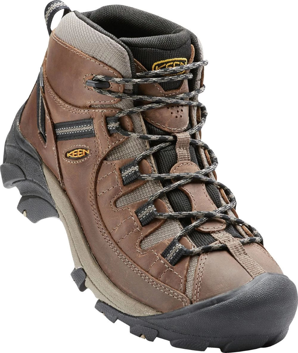 Keen Outdoor 'Keen' Men's Targhee II WP Mid Hiker - Shitake / Brindle 9 Keen Outdoor 'Keen' Men's Targhee II WP Mid Hiker - Shitake / Brindle