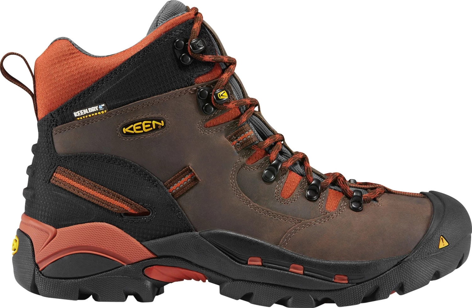 'Keen Utility' Men's 6" Pittsburgh Soft Toe - Brown / Orange 3 'Keen Utility' Men's 6" Pittsburgh Soft Toe - Brown / Orange