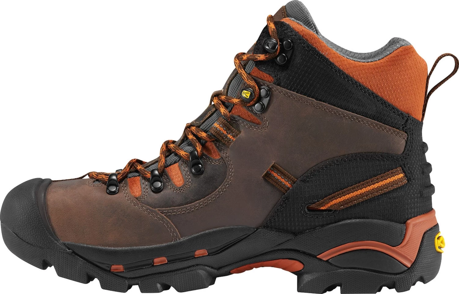 'Keen Utility' Men's 6" Pittsburgh Soft Toe - Brown / Orange 5 'Keen Utility' Men's 6" Pittsburgh Soft Toe - Brown / Orange