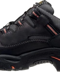 'Keen Utility' Men's Braddock Low Steel Toe - Black / Grey / Orange