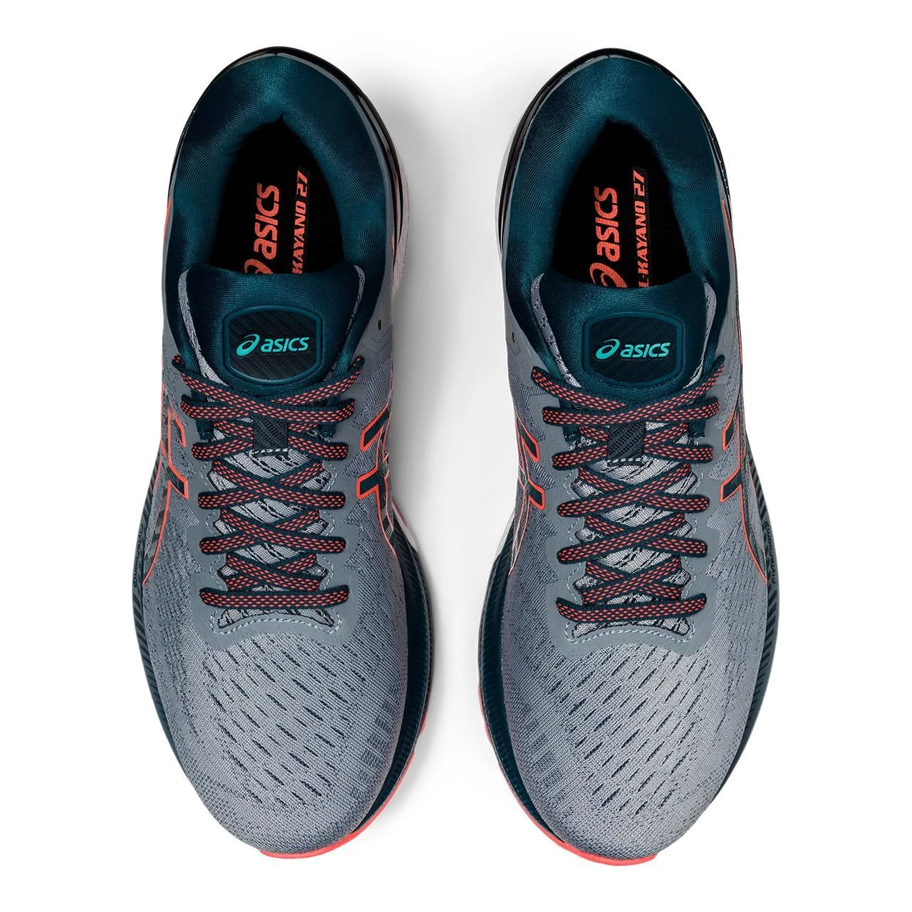 ASICS AMERICA CORP 'ASICS' Men's Gel Kayano 27 - Sheet Rock / Magnetic Blue 5 ASICS AMERICA CORP 'ASICS' Men's Gel Kayano 27 - Sheet Rock / Magnetic Blue