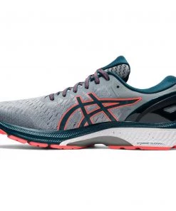 ASICS AMERICA CORP 'ASICS' Men's Gel Kayano 27 - Sheet Rock / Magnetic Blue 15 ASICS AMERICA CORP 'ASICS' Men's Gel Kayano 27 - Sheet Rock / Magnetic Blue