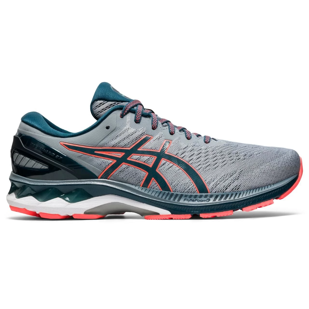 ASICS AMERICA CORP 'ASICS' Men's Gel Kayano 27 - Sheet Rock / Magnetic Blue 3 ASICS AMERICA CORP 'ASICS' Men's Gel Kayano 27 - Sheet Rock / Magnetic Blue