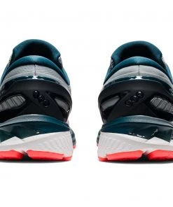 ASICS AMERICA CORP 'ASICS' Men's Gel Kayano 27 - Sheet Rock / Magnetic Blue (Wide)