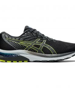 ASICS AMERICA CORP'ASICS' Men's Gel Cumulus 22 - Graphite Grey / Lime Zest