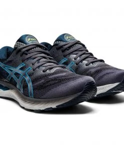 ASICS AMERICA CORP 'ASICS' Men's Gel Nimbus 23 - Carrier Grey / Digital Aqua (Wide) 10 ASICS AMERICA CORP 'ASICS' Men's Gel Nimbus 23 - Carrier Grey / Digital Aqua (Wide)