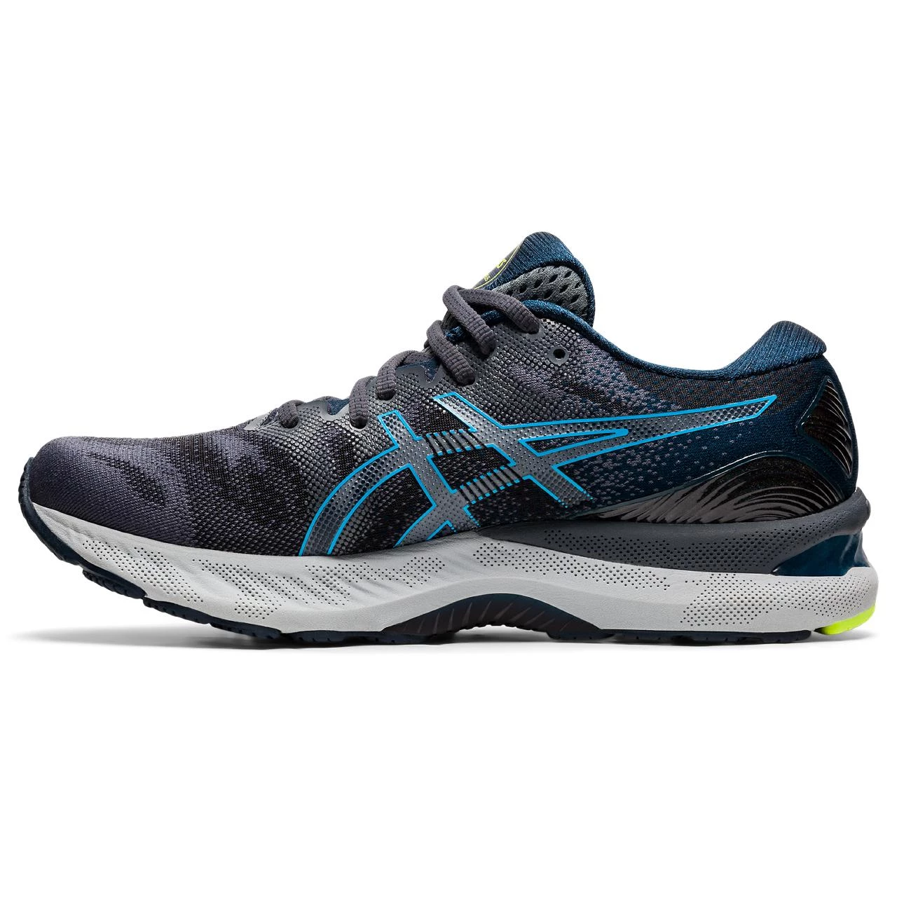 ASICS AMERICA CORP 'ASICS' Men's Gel Nimbus 23 - Carrier Grey / Digital Aqua (Wide) 7 ASICS AMERICA CORP 'ASICS' Men's Gel Nimbus 23 - Carrier Grey / Digital Aqua (Wide)