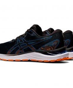 ASICS AMERICA CORP 'ASICS' Men's Gel Cumulus 23 - Black / Reborn Blue