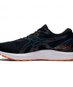 ASICS AMERICA CORP 'ASICS' Men's Gel Cumulus 23 - Black / Reborn Blue