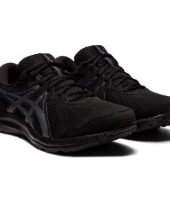 ASICS AMERICA CORP 'ASICS' Men's Gel Contend 7 - Black / Grey 9 ASICS AMERICA CORP 'ASICS' Men's Gel Contend 7 - Black / Grey