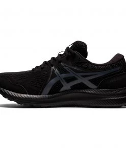 ASICS AMERICA CORP 'ASICS' Men's Gel Contend 7 - Black / Grey 12 ASICS AMERICA CORP 'ASICS' Men's Gel Contend 7 - Black / Grey